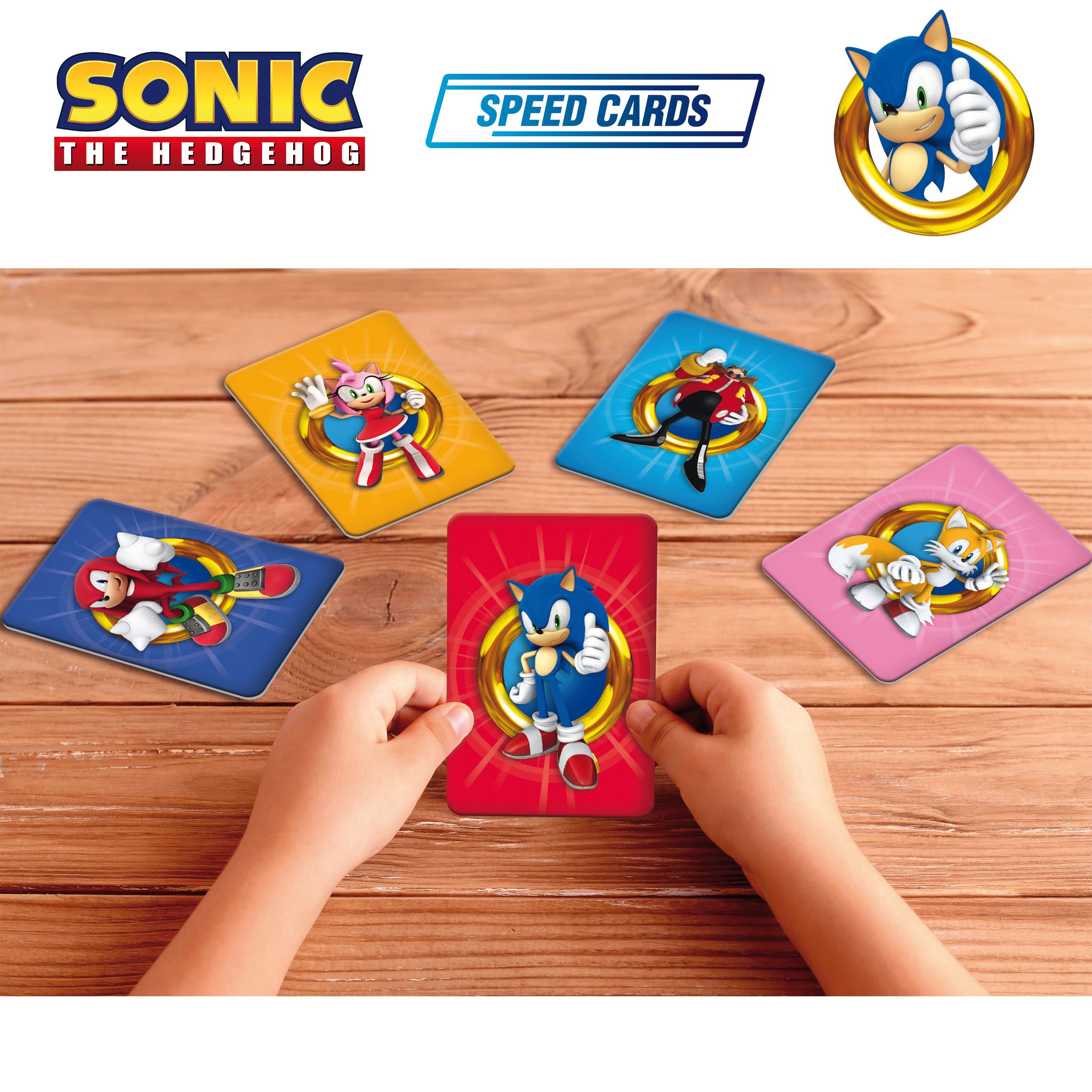Amazon.com: Lisciani Sonic The Hedgehog Speed Cards Game with